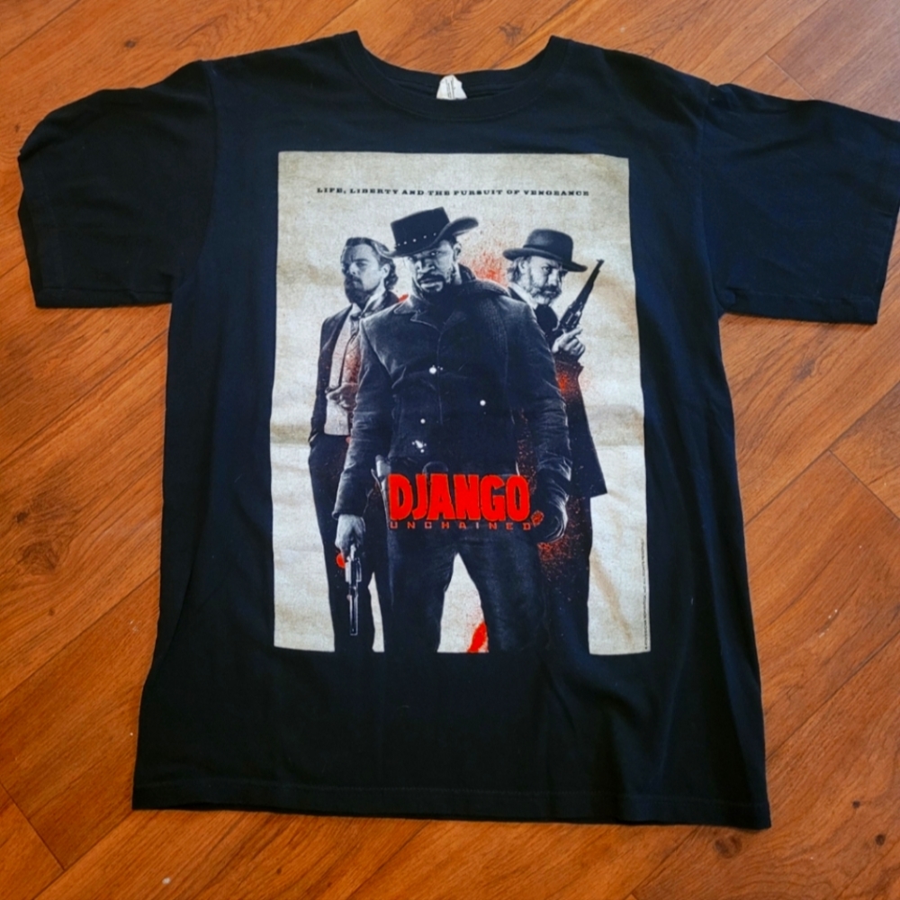 Vintage Quentin Tarantino Django Unchained Movie Promo T-shirt Sz. M